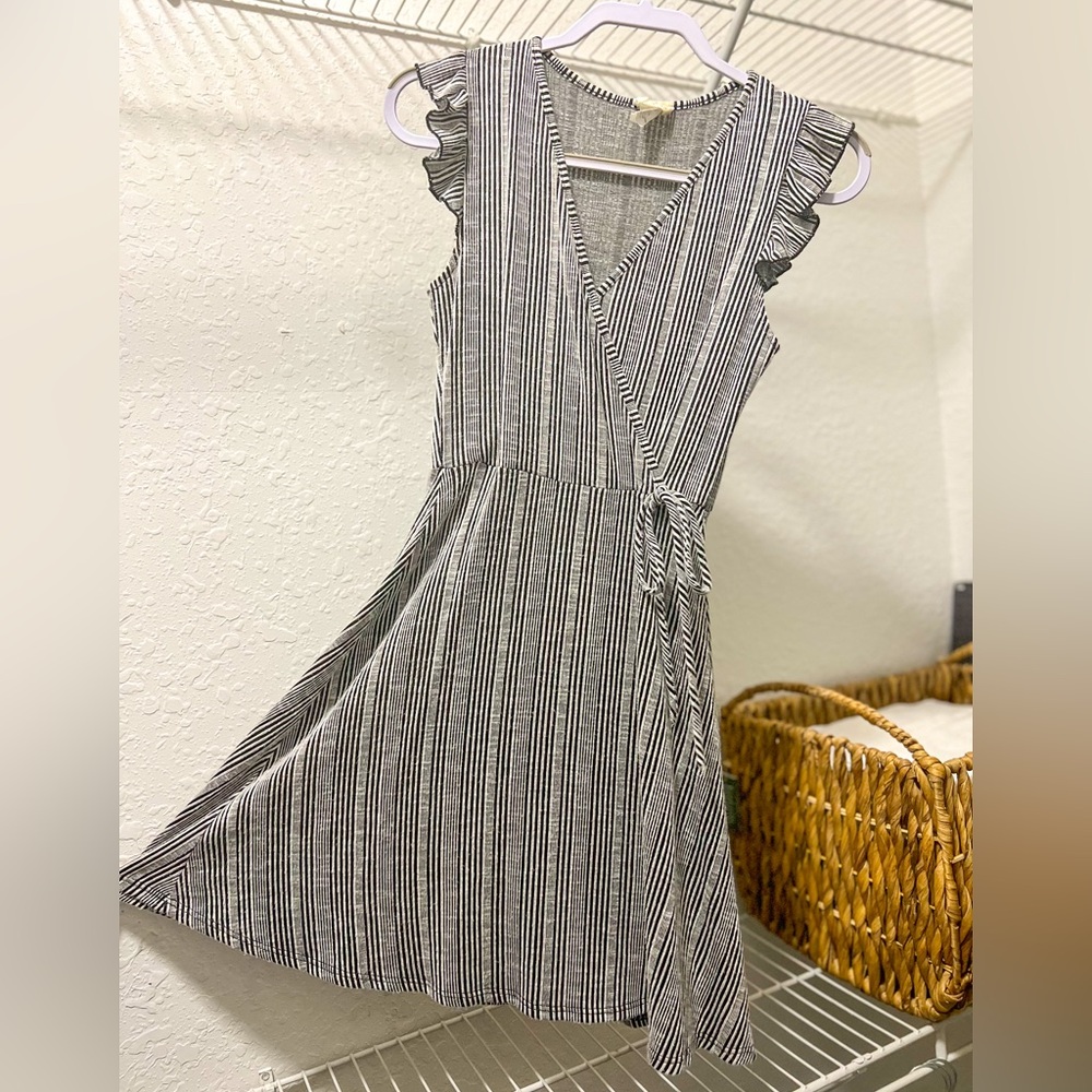 Anthropologie Caution To The Wind Women’s Black & White Short Dress - Size Small